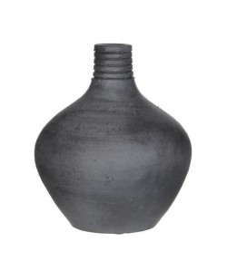 MICA Vase bouteille Vera  Gris  Ř 22 x H 25 cm