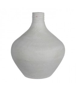 MICA Vase bouteille Vera  Blanc cassé  Ř 22 x H 25 cm