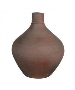 MICA Vase bouteille Tera  Marron  Ř 22 x H 25 cm