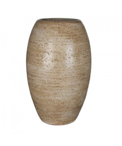 MICA Vase rond Vera  Rustique creme  35 xŘ22 cm