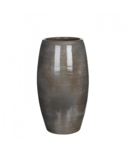 MICA Vase ronde Lester gris foncé  50 xŘ30 cm
