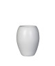 MICA Lot de 2 Vases ronds Vera  Blanc  Ř 20 x H 25 cm
