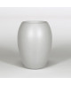 MICA Lot de 2 Vases ronds Vera  Blanc  Ř 20 x H 25 cm