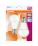 OSRAM Lot de 2 Ampoules LED E27 standard dépolie 8 W équivalent a 75 W blanc froid