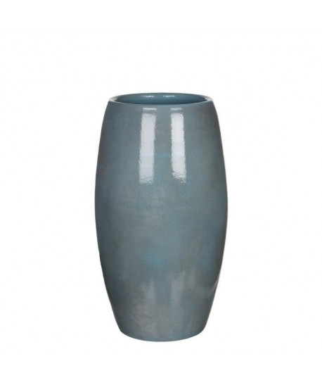 MICA Vase rond Lester  Bleu  Ř 30 x H 50 cm