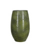 MICA Vase Ingmar  Vert strié  35 xŘ18 cm