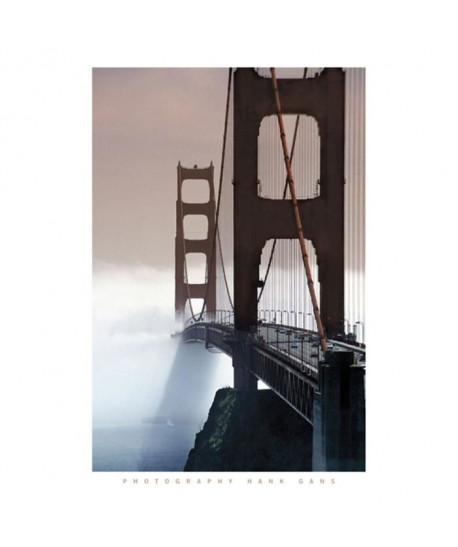 Affiche papier   Golden Gate Bridge   Gans   60x80 cm