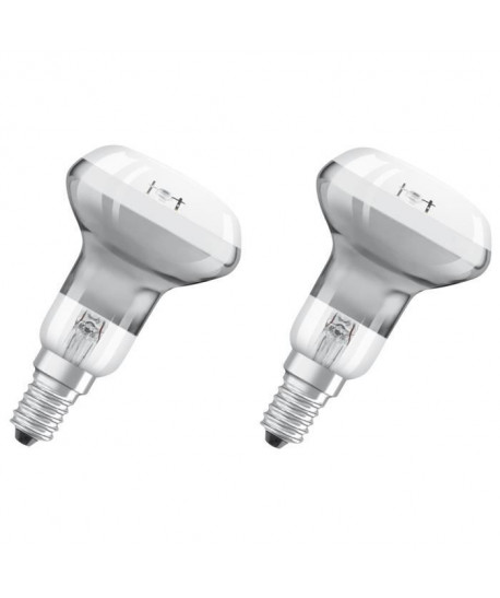 OSRAM Lot de 2 Ampoules Spots LED R50 E14 2,8 W équivalent a 19 W blanc chaud