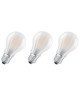 OSRAM Lot de 3 Ampoules LED E27 standard dépolie 7 W équivalent a 60 W blanc chaud