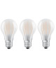 OSRAM Lot de 3 Ampoules LED E27 standard dépolie 7 W équivalent a 60 W blanc chaud