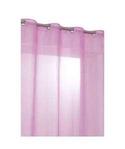 Voilage EOLIA 8 oeillets 130 x 240 cm  Rose