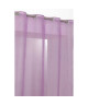 Voilage EOLIA 8 oeillets 130 x 240 cm  Violet