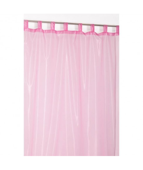 Voilage BILLY 8 pattes 140 x 245 cm  Rose