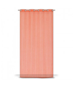 Voilage ALTHEA 8 oeillets 140 x 245 cm  Corail