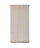 Voilage MILLEPLIS 8 oeillets effet plissé 130 x 245 cm  Beige