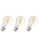 OSRAM Lot de 3 Ampoules LED B22 standard claire 7 W équivalent a 60 W blanc chaud