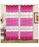 LINE Paire de voilage 140x260 cm Fushia