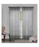 Paire de voilage 140x260 cm Gris