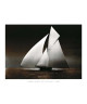 Affiche papier   Iverna Yacht at Full Sail, 1895   Photography Collection   60x80 cm