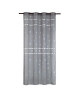 Voilage a bandes brillantes Shiny 140x240 cm gris