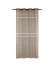 Voilage a bandes brillantes Shiny 140x240 cm taupe