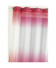 Voilage Etamine imprimé  Rose  H 140 x L 240 cm