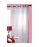 Voilage Entrelace framboise 140x240cm