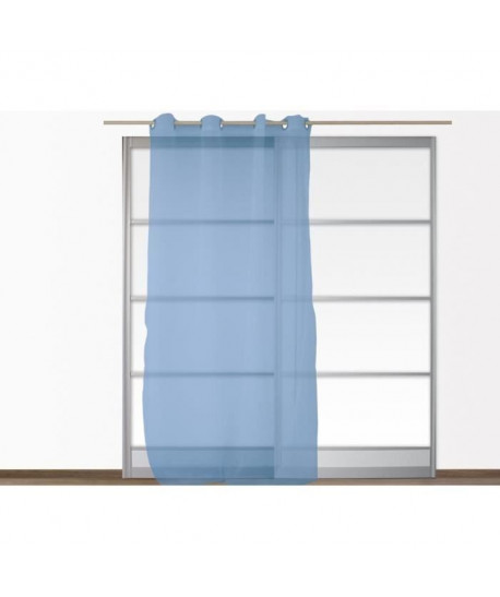 SUCRE D\'OCRE Voile a oeillets DOLLY 140x250 cm  Bleu