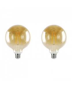 INTEGRAL LED Lot de 2 ampoules décoratives G125 E27 2,5 W équivalent a 40 W