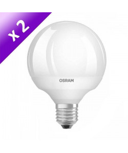 OSRAM Lot de 2 Ampoules LED 12 W équivalent a 75 W blanc chaud