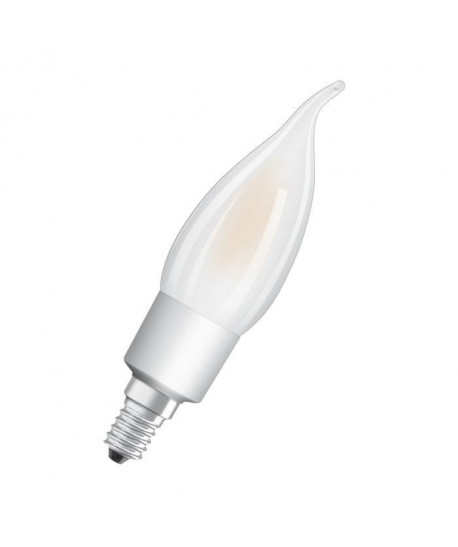 OSRAM Ampoule LED E14 flamme coup de vent dépolie 4,5 W équivalent a 40 W blanc chaud dimmable variateur