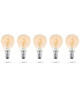 XQLITE Lot de 5 ampoules filament LED E14 mini globe 2,5 W équivalence 15 W XQ1704