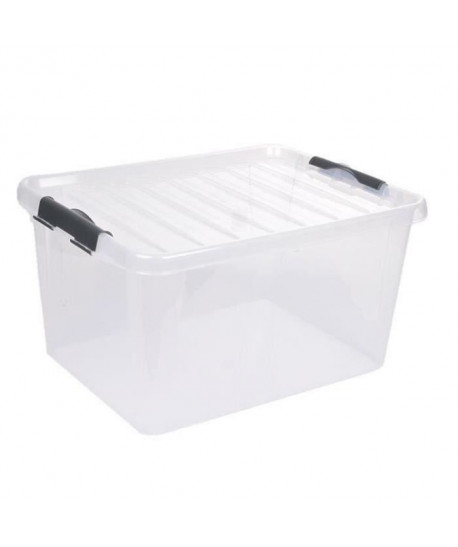 Boîte de rangement Clip Box Light 14 L 39x28,5x18 cm transparent