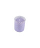 Lot de 2 bougies verrine parfumée lavande H 7,4 cm Violet