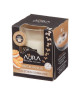 AURA Bougie Bicolore Biscuits vanille  30 h