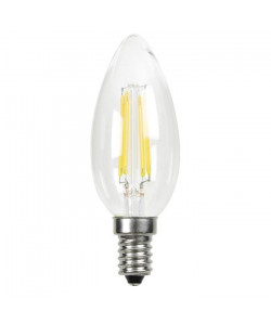 MACADAM LIGHTING Ampoule LED filament flamme E14 3,6 W équivalent a 20 W blanc chaud