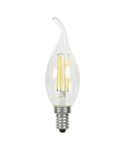 MACADAM LIGHTING Ampoule LED filament flamme bougie E14 3,6 W équivalent a 20 W blanc chaud