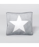 TODAY Coussin déhoussable Chambray Coton GIRL STAR  40x40cm