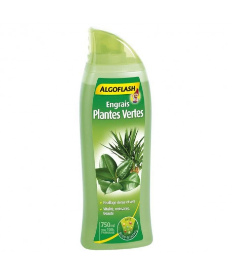 ALGOFLASH Engrais Plantes vertes  750 ml