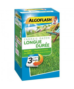 ALGOFLASH Engrais Gazon Longue durée 3 mois  3,6kg