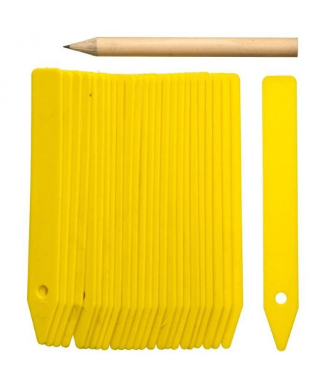NATURE Etiquettes PVC  1 crayon