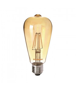 SYLVANIA Ampoule LED a filament Toledo Retro ST 64 Edison ambré E27 4W équivalence 35W