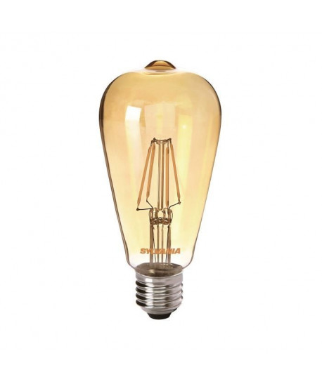 SYLVANIA Ampoule LED a filament Toledo Retro ST 64 Edison ambré E27 4W équivalence 35W