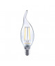 SYLVANIA Ampoule LED Toledo Retro Candle Bent E14 2W équivalence 30W