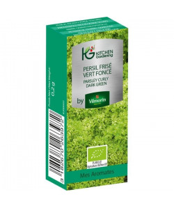 KITCHEN GARDENING Graines de persil frisé  Vert foncé  Bio