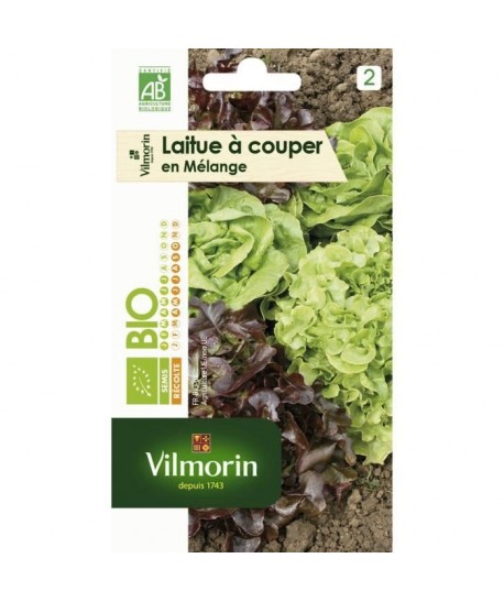 VILMORIN Graines de laitue a couper en mélange  Bio