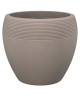 SCHEURICH Pot en plastique rotomoulé Lineo 282  40 x 32,7cm  Taupe granite