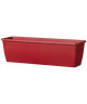 DEROMA Jardiniere Miramare  50 x 17 x H 14,5 cm  8 L  Rouge griotte