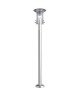 GLOBO LIGHTING Colonne extérieure inox  Polycarbonate translucide