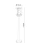 GLOBO LIGHTING Colonne extérieure inox  Polycarbonate translucide